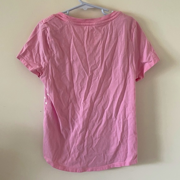 Nike Girls’ Pink Logo Tee - Picture 3 of 4